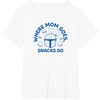 image:imageThe Mandalorian  Where Mom Goes Snacks Go TShirtWhite
