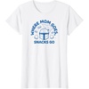 image:imageThe Mandalorian  Where Mom Goes Snacks Go TShirtWhite