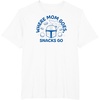 image:imageThe Mandalorian  Where Mom Goes Snacks Go TShirtWhite