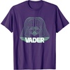 image:imageStar Wars Iconic Darth Vader Helmet Neon Line Art Portrait TShirtPurple