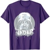 image:imageStar Wars Iconic Darth Vader Helmet Paint Big Chest Portrait TShirtPurple