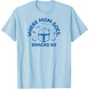 image:imageThe Mandalorian  Where Mom Goes Snacks Go TShirtBaby Blue