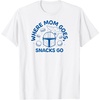 image:imageThe Mandalorian  Where Mom Goes Snacks Go TShirtWhite
