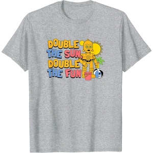 image:imageC3PO  Double the Sun Double the Fun TShirtHeather Grey