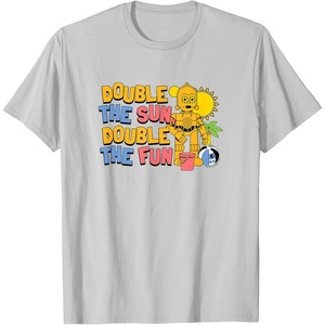 image:imageC3PO  Double the Sun Double the Fun TShirtSilver Grey