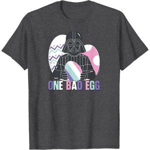 image:imageDarth Vader  Easter  One Bad Egg TShirtDark Heather Grey
