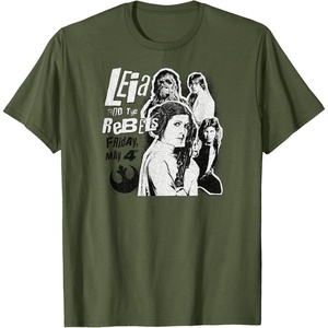 image:imageLeia and the Rebels  May 4th Poster TShirtOlive Green