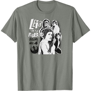 image:imageLeia and the Rebels  May 4th Poster TShirtOlive Heather