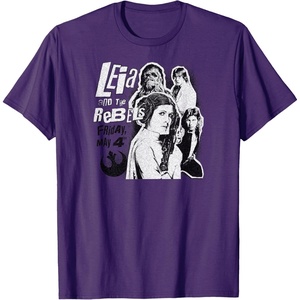 image:imageLeia and the Rebels  May 4th Poster TShirtPurple