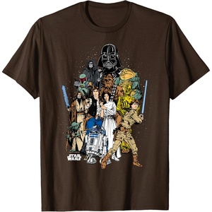 image:imageStar Wars  Character Collage TShirtBrown