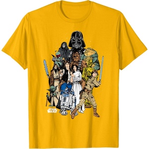 image:imageStar Wars  Character Collage TShirtGolden Yellow
