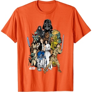 image:imageStar Wars  Character Collage TShirtOrange