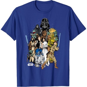 image:imageStar Wars  Character Collage TShirtRoyal Blue