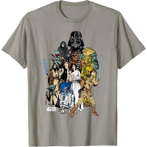 image:imageStar Wars  Character Collage TShirtSlate Grey