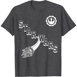 image:imageStar Wars  Collegiate Icon TShirtDark Heather Grey