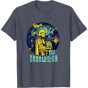 image:imageStar Wars  Grogu  The Dadalorian TShirtHeather Blue