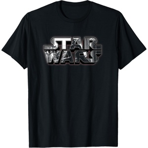 image:imageStar Wars A New Hope Darth Vader Entrance Logo Fill TShirtBlack