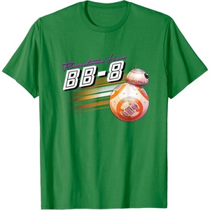 image:imageStar Wars BB8 Resistance Hero Retro 80s Style Chest Logo TShirtKelly Green