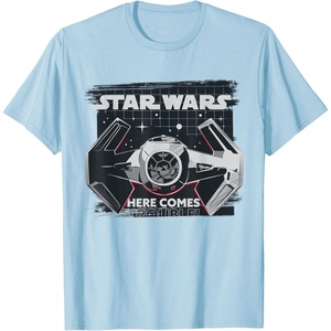 image:imageStar Wars Classic Empire TIE Fighter Here Comes Trouble TShirtBaby Blue