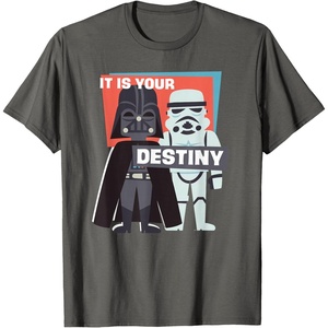image:imageStar Wars Darth Vader and Stormtrooper It is Your Destiny TShirtAsphalt Grey