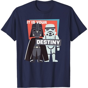 image:imageStar Wars Darth Vader and Stormtrooper It is Your Destiny TShirtNavy Blue