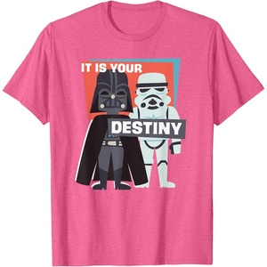 image:imageStar Wars Darth Vader and Stormtrooper It is Your Destiny TShirtPink Heather