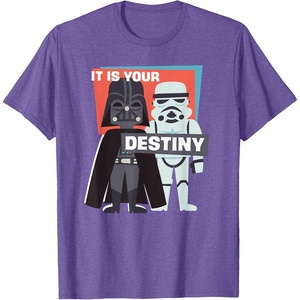image:imageStar Wars Darth Vader and Stormtrooper It is Your Destiny TShirtPurple Heather