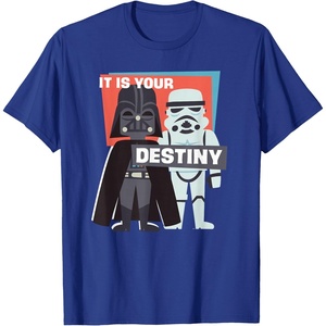 image:imageStar Wars Darth Vader and Stormtrooper It is Your Destiny TShirtRoyal Blue