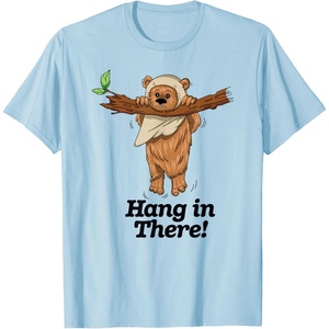 image:imageStar Wars Hang In There Ewok Hanging From Tree Branch TShirtBaby Blue