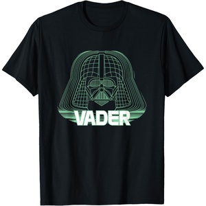 image:imageStar Wars Iconic Darth Vader Helmet Neon Line Art Portrait TShirtBlack