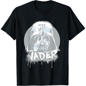 image:imageStar Wars Iconic Darth Vader Helmet Paint Big Chest Portrait TShirtBlack