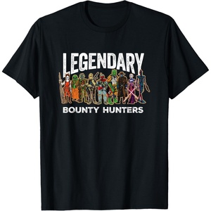 image:imageStar Wars Legendary Bounty Hunters Boba Fett IG88 Cad Bane TShirtBlack