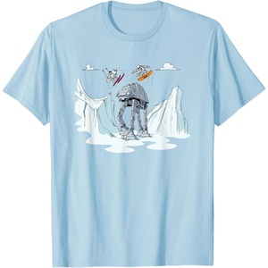 image:imageStar Wars Snowtroopers Snowboarding Over AT AT Walker TShirtBaby Blue