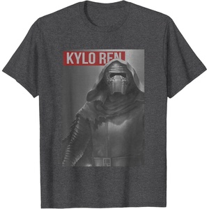 image:imageStar Wars The Force Awakens Kylo First Order Cover TShirtDark Heather Grey