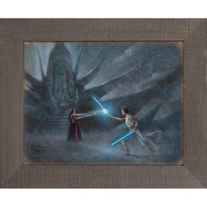 image:imageThomas Kinkade Studios Star Wars Reys Awakening 125 x 16 Framed Metal Print