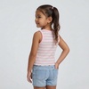 image:imageStar Wars Girls Star Wars the Mandalorian and Grogu Girls Baby Yoda Printed Stripe Soft Hand Screen Tank TopLight Pink
