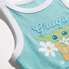 image:imageStar Wars Girls Star Wars the Mandalorian and Grogu Officially Licensed Girls Baby Yoda Smell the Flowers Soft Hand Screen Tank Top