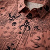 image:imageStar Wars Mens Star Wars the Mandalorian and Grogu Mens Short Sleeve Woven Button Down Shirt AllOver Bandana Print Standard Fit