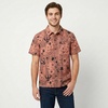 image:imageStar Wars Mens Star Wars the Mandalorian and Grogu Mens Short Sleeve Woven Button Down Shirt AllOver Bandana Print Standard Fit