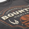 image:imageStar Wars Womens Star Wars the Mandalorian and Grogu Bounty Hunter Puff Ink Boxy Crop Graphic TShirt Juniors XsXXLCharcoal