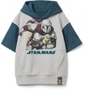 image:imageSTAR WARS Boys Star Wars the Mandalorian amp Grogu Boys Short Sleeve Hoodie Sweatshirt Kids Fleece PulloverTealdream