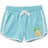 image:imageStar Wars Girls Star Wars the Mandalorian and Grogu Girls Baby Yoda Flower Graphic Pullon Shorts Big Kid Standard FitSky