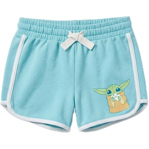 image:imageStar Wars Girls Star Wars the Mandalorian and Grogu Girls Baby Yoda Flower Graphic Pullon Shorts Big Kid Standard FitSky