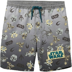 image:imageStar Wars The Mandalorian and Grogu Boys Swim Trunks Bounty Splat Allover Print Kids Swim Shorts