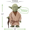 image:imageWOW Stuff Star Wars Yoda Puppetronic by RealFX  17in Interactive Animatronic Puppet Over 120 Sounds amp Actions Realistic Skin Moving Eyes Mouth Ears amp Head  Premium Jedi Robe  For fans ages 8