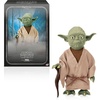 image:imageWOW Stuff Star Wars Yoda Puppetronic by RealFX  17in Interactive Animatronic Puppet Over 120 Sounds amp Actions Realistic Skin Moving Eyes Mouth Ears amp Head  Premium Jedi Robe  For fans ages 8