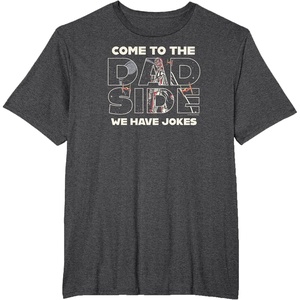 image:imageStar Wars  Come To The Dad Side TShirtDark Heather Grey
