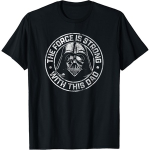 image:imageStar Wars Fathers Day Darth Vader Strong Force Dad Disney TShirtBlack