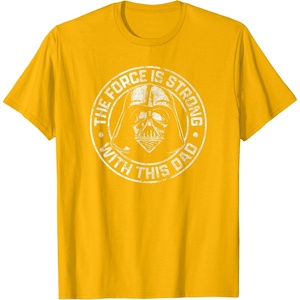 image:imageStar Wars Fathers Day Darth Vader Strong Force Dad Disney TShirtGolden Yellow