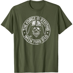 image:imageStar Wars Fathers Day Darth Vader Strong Force Dad Disney TShirtOlive Green